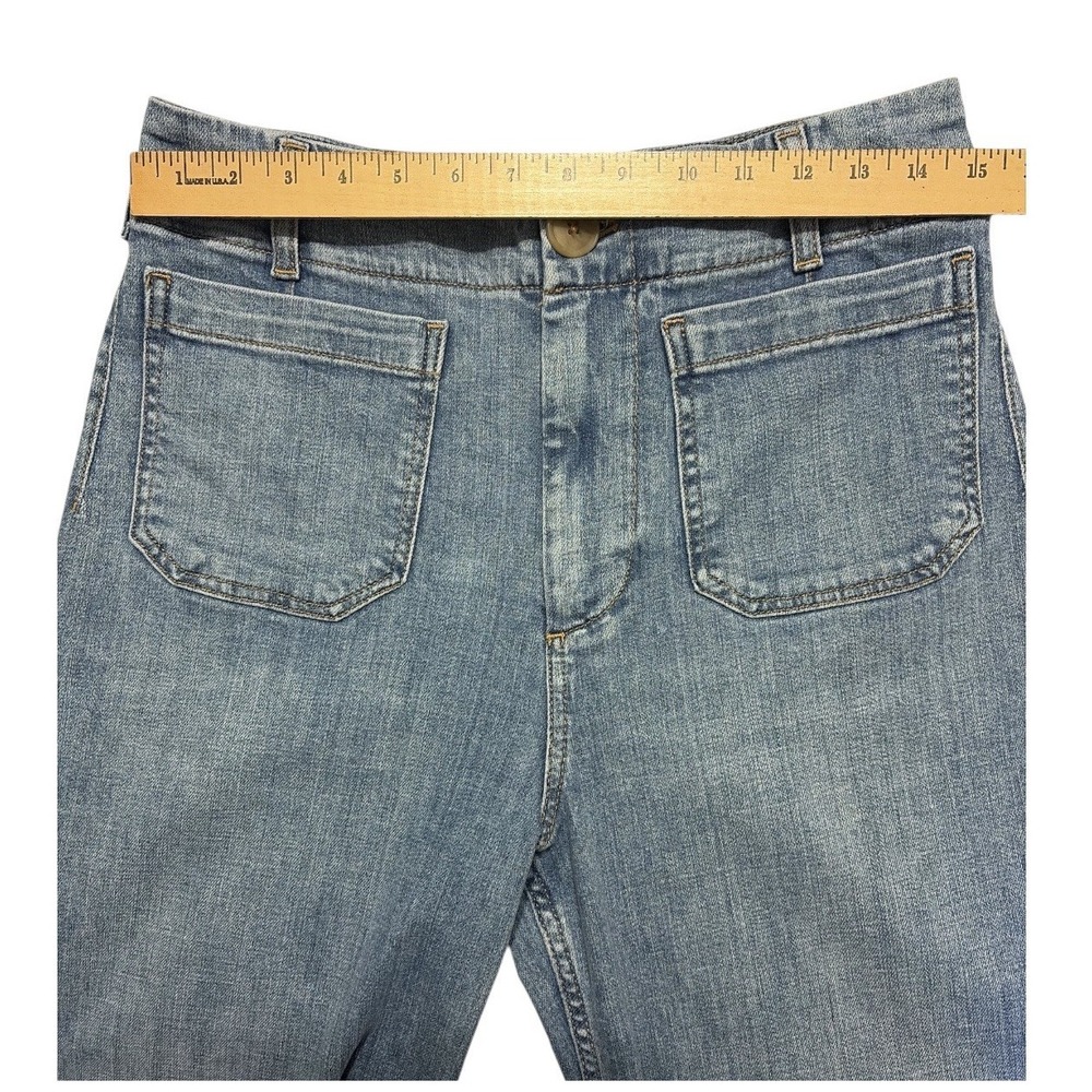 MAEVE Jeans The Colette High-Rise Wide-Leg Cropped Lagenlook *29Wx26L* - Picture 6 of 11